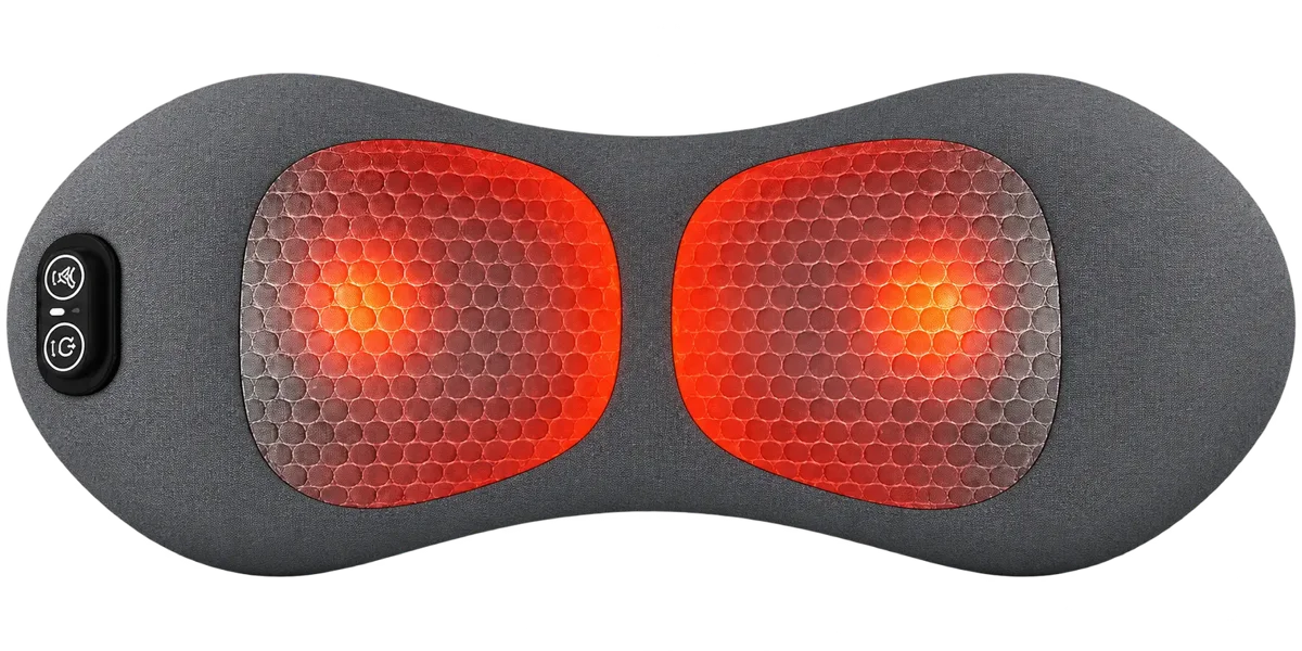 CuroSleep Massagekissen mit aktivierter Wärmefunktion
